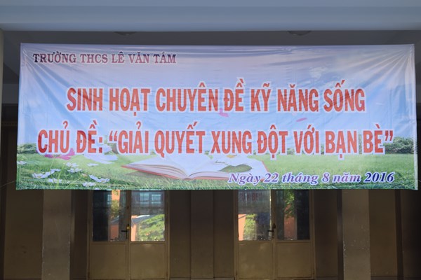 năm học 2016 - 2017 Tập huấn kĩ năng giải quyết xung đột  với bạn bè
