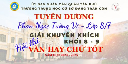 Kết quả hội thi  Văn hay Chữ tốt  cấp Quận năm học 2024 - 2025