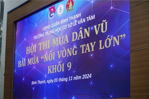Hội thi múa dân vũ khối 9 năm học 2024 - 2025