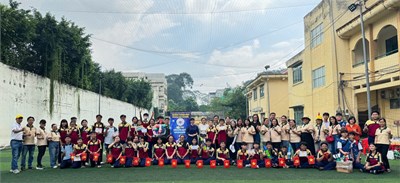 Sôi động và hấp dẫn với hội thi “tên lửa nước – sáng tạo bay xa” năm 2025