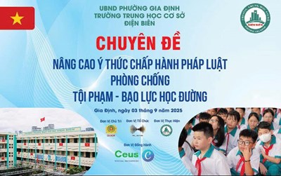 Chuyên đề “Giáo dục nâng cao ý thức chấp hành pháp luật và phòng chống tội phạm - bạo lực học đường”.