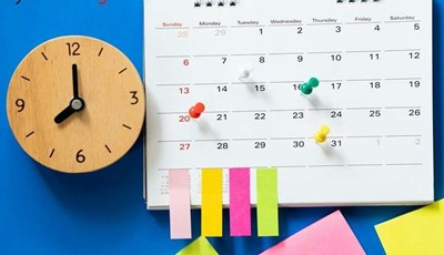 Lịch học tập trực tuyến trên LMS