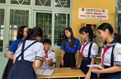 Công trình “Chia sẻ yêu thương” – có thì cho, cần thì lấy