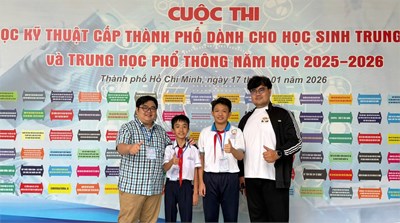 Kết quả Hội thi Nghiên cứu khoa học cấp thành phố năm học 2025-2026