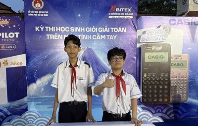 Vinh danh các học sinh đạt giải Kỳ thi HSG Giải toán trên máy tính cầm tay cấp Thành phố năm học 2025-2026